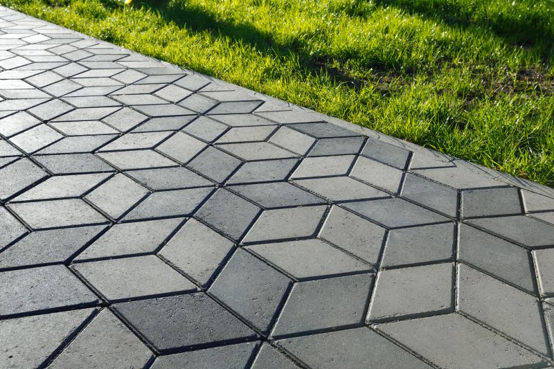 Clean Paver Pathway